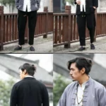 Men Zen Tea Hanfu Coat  Cardigan Copper Casual Blouse  EthicChinese Style Linen Tops  Shirt Kung Fu Tang Suit Jackets